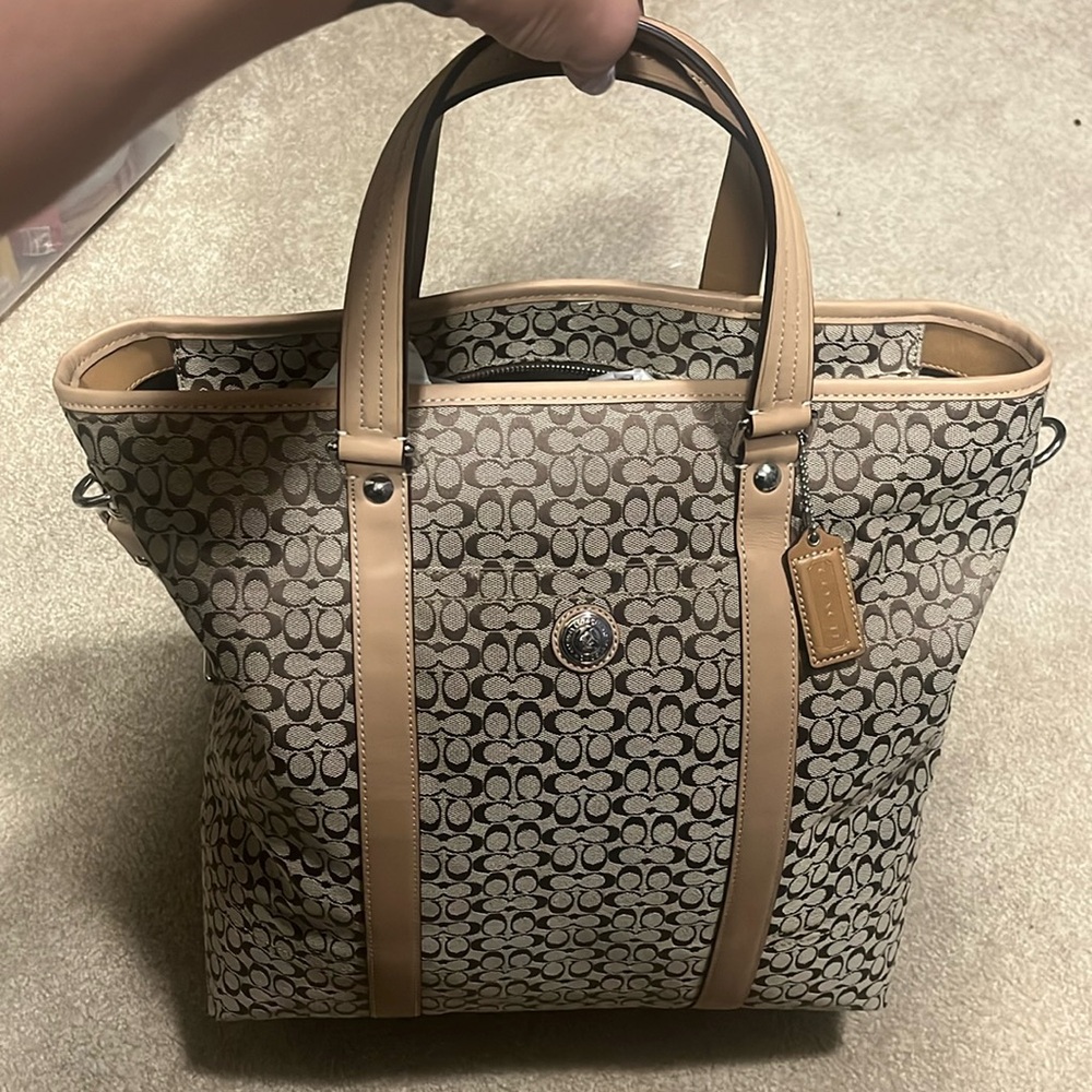 Coach tote. Never used.